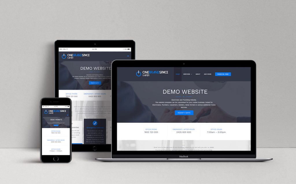 website design for tradesman